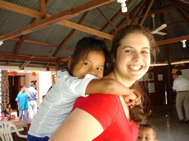 Nicole with Aljaba child